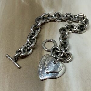 Sterling silver bracelet marked "Tiffany & Co" and "925"
